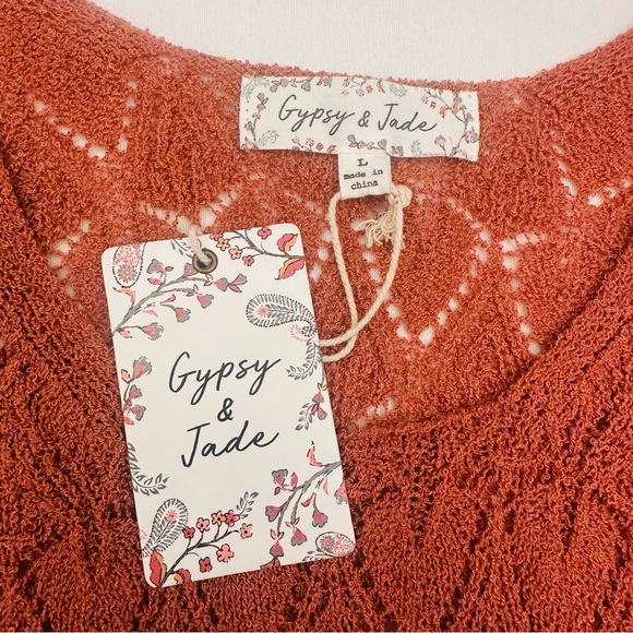 Rust Knit Tank Top - Picture 2 of 3